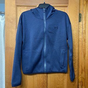 under armour women's blue zip light weight jacket